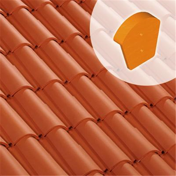 Fronton de faîtière ronde à emboîtement (36XG)