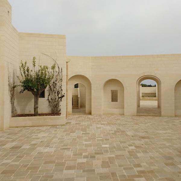 Carrelage extérieur en grès cérame effet pierre - Pietra Di Lecce version Grip - 50,0 CM x 30,0 CM - ép.9,00 MM