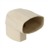 Coude pignon pour tube de descente ovoïde 90 x 56 mm - Angle 90° - Mâle/Femelle - Techtan - Sable