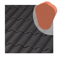 Fronton circulaire de rive à rabat Tejas Borja - tuile mécanique et canal - coloris Graphite