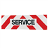 PANNEAU 'sERVICE" 50X15CM ADHESIF
