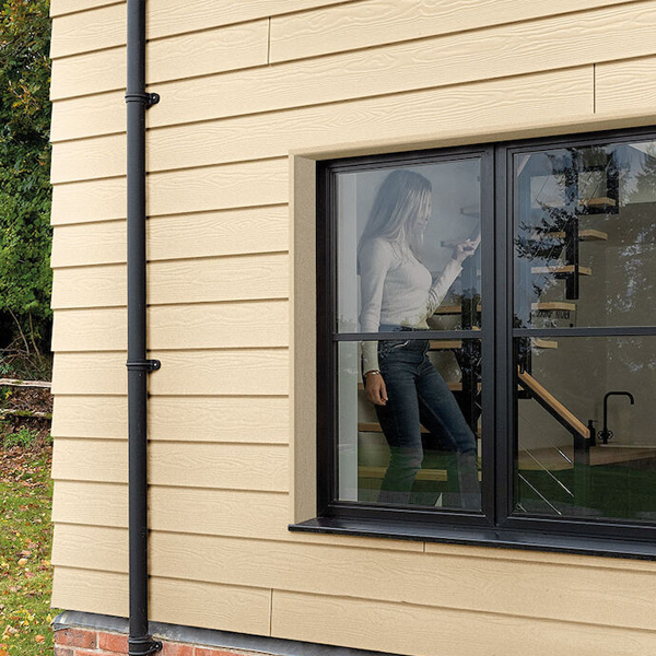 Profil de départ pour bardage Cedral Lap - aluminium laqué Vanille C02 - longueur 3,00 M