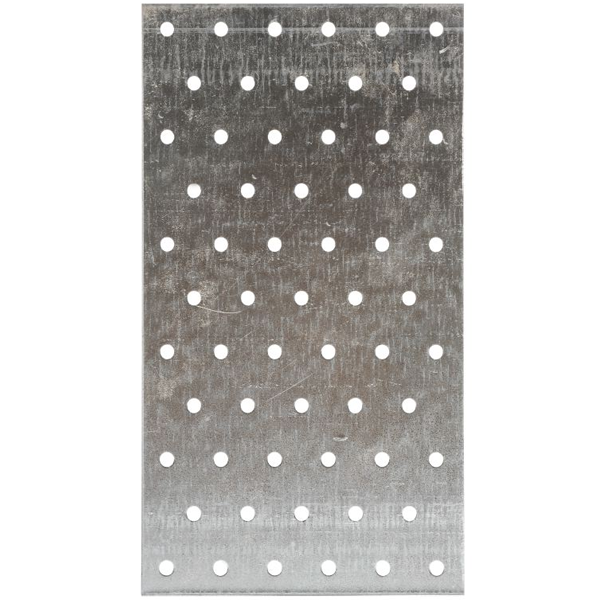 Plaque perforée en acier galvanisé Simpson strong NP  - largeur 80 mm - hauteur 160 mm - épaisseur 2 mm