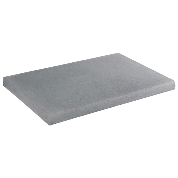 Margelle droite plate en béton - Espace - 50,0 CM x 33,0 CM - ép.34,00 MM - teinte Gris minéral