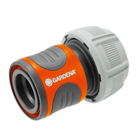 Raccord rapide pour tuyau d'arrosage Ø 19 mm - Gardena - A fixer au nez de robinet
