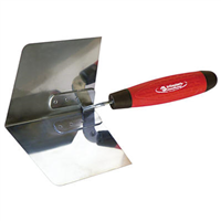 Truelle d'angle intérieur inox Taliaplast 120 x 97 x 97 mm