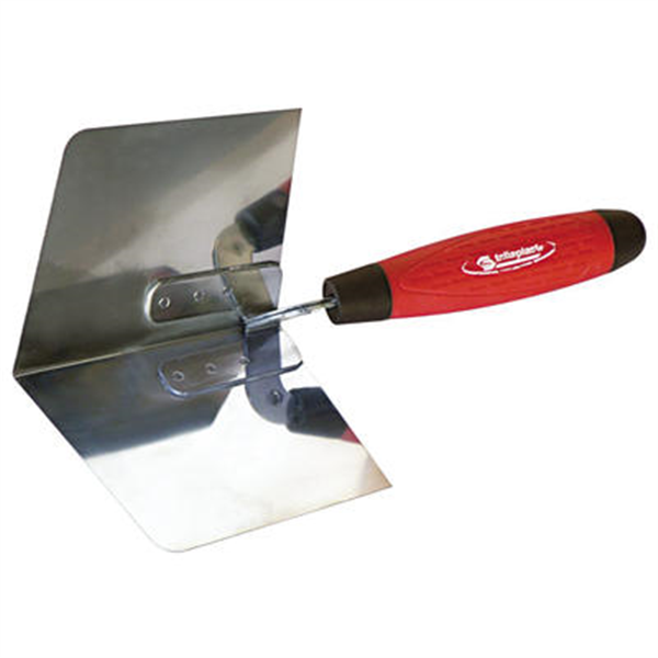 Truelle d'angle intérieur inox Taliaplast 120 x 97 x 97 mm