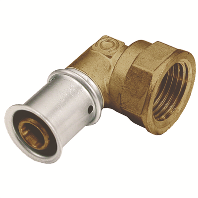 COUDE FEMELLE 90D LAITON 20 X 3/4"