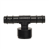 Raccord T cannelé Ø13x16 mm - Fitt - Sortie filetée Mâle 20/27 pour arrosage goutte à goutte