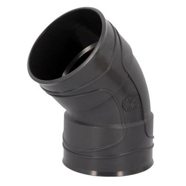 Coude HOMETECH®, Ø 100 mm, femelle-femelle à 40°, à coller