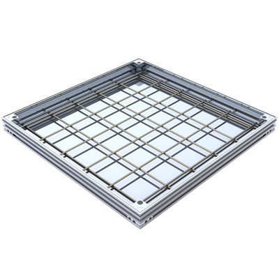 TRAPPE ACO UNIFACE ALUMINIUM 500X500MM H50MM L15 / 50KN