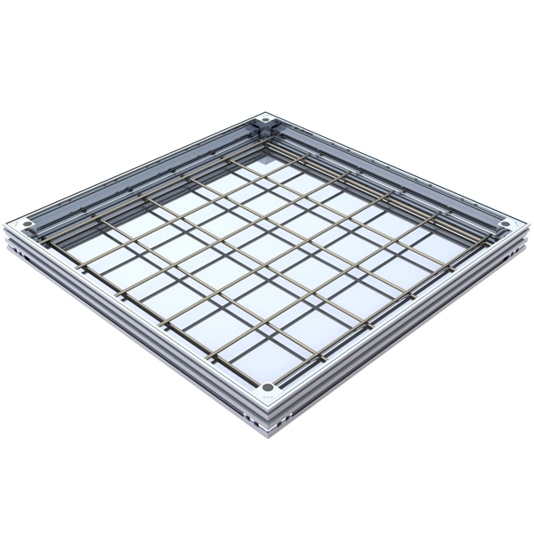 TRAPPE ACO UNIFACE ALUMINIUM 500X500MM H50MM L15 / 50KN