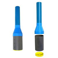 Tube cloche avec rondelle de centrage  - diam 90 mm - Lg  860 mm