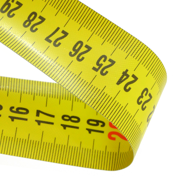 Mètre ruban XL Edia marquage double face - 32 mm x 8 mètres