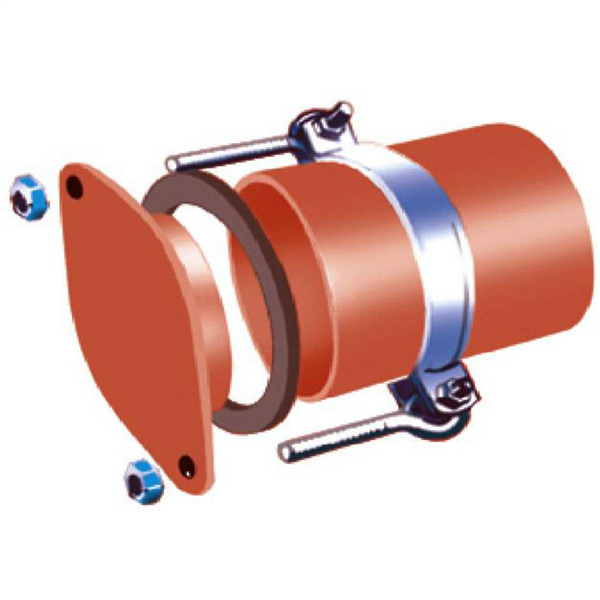 BOUCHON AV COLLIER+JT SML DN100