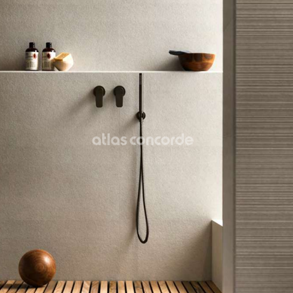 Faïence murale rectifiée mate 3D Wall Carve Field - 40,0 CM x 80,0 CM - ép. 8,50 MM - Field White