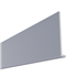 Planche de rive PVC Rivecel L9 à profil carré - Gris - Haut. 225,00 MM - ép. 9,00 MM - Long. 5,00 M