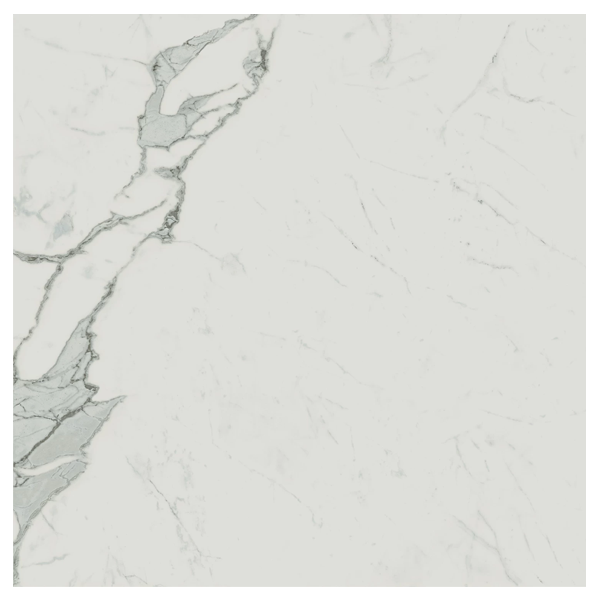 Carrelage intérieur en grès cérame émaillé effet pierre Exigo - 60,0 CM x 60,0 CM - ép. 8,00 MM - Statuario