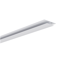 Profil H PVC pour jonction de lambris de sous toiture - Blanc - Longueur 4,00 M
