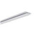 Profil H PVC pour jonction de lambris de sous toiture - Blanc - Longueur 4,00 M