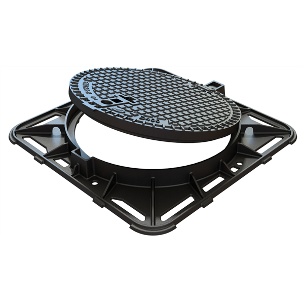 REGARD VISITE d600 CAD ROND HAUTEUR 75mm ART JONC ELASTOMERE