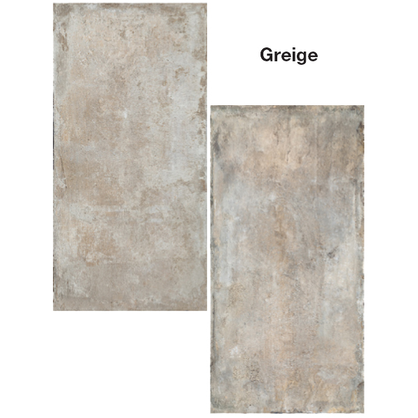 Carrelage sol extérieur effet "terre cuite" Cottoantico Grip - Greige - 60 CM x 30 CM - Ép.9 MM