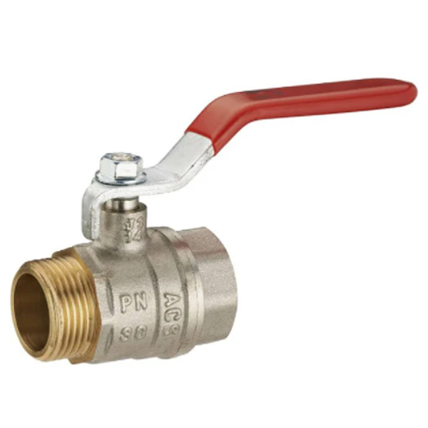 Vanne à boisseau mâle femelle à manette 1" (26x34)