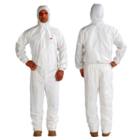 Couleur: Blanc Funnyrunstore Sécurité Protection Vêtements Combinaison jetable Vêtements insonorisants Vêtements Protection du Travail Combinaison One-Pieces Nonwovens 