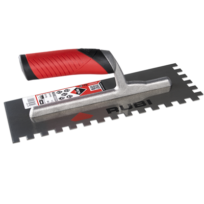 Peigne en acier avec poignée ouverte Rubiflex - RUBI - 28 cm de long - Denture 8 x 8 mm