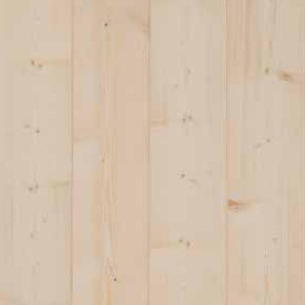 Lambris bois intérieur en sapin du nord brut aspect raboté - rainure et languette - 13 x 135 mm - Longueur 2,65 m