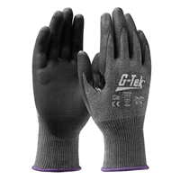 Gants anti-coupure tricoté sans couture enduction nitrile - G-Tek X-Treme - compatible écrans tactiles - Taille 6