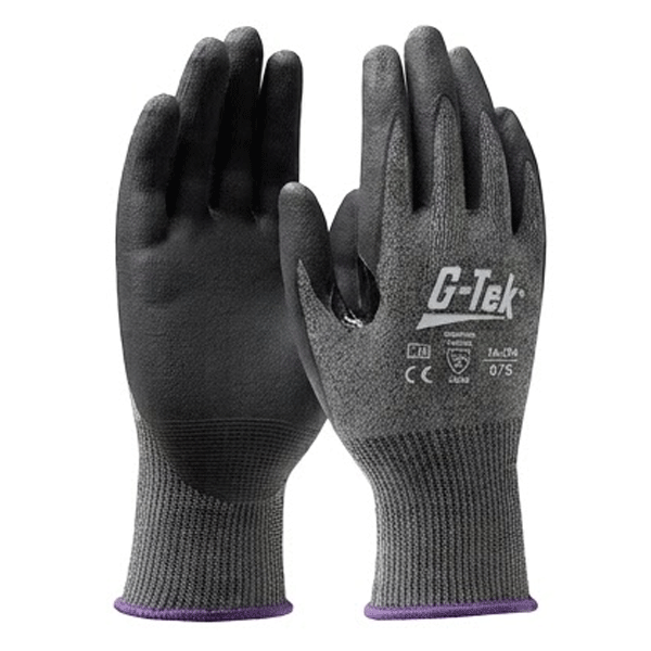 Gants anti-coupure tricoté sans couture enduction nitrile - G-Tek X-Treme - compatible écrans tactiles - Taille 6