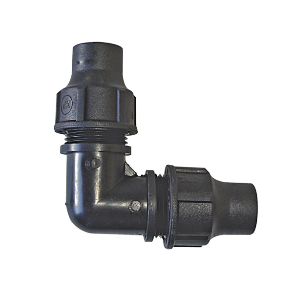 connecteur Coude 16mm pour tuyau PE 16mm irrigation