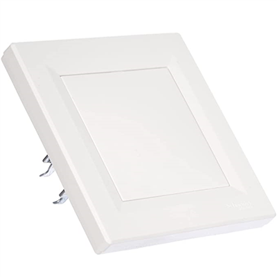 Obturateur Schneider Asfora complet - à encastrer - blanc brillant - 10 A max - IP20