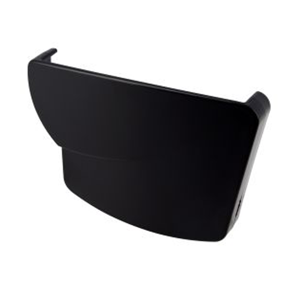 Fond de naissance droite Nicoll pour gouttière - Longueur 137 mm - Épaisseur 22 mm - Techtan - Noir