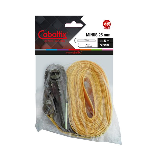 SANGL ARRIM 25MMX5M JAUNE CHARG 0,5T