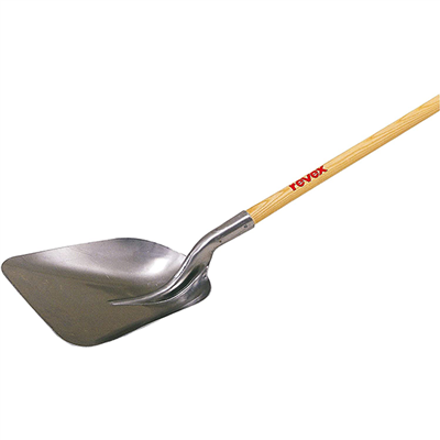 Pelle à neige en Duralumin - Revex - largeur d'épaules 36.5 cm - hauteur 42.5 cm - manche 1.20 m