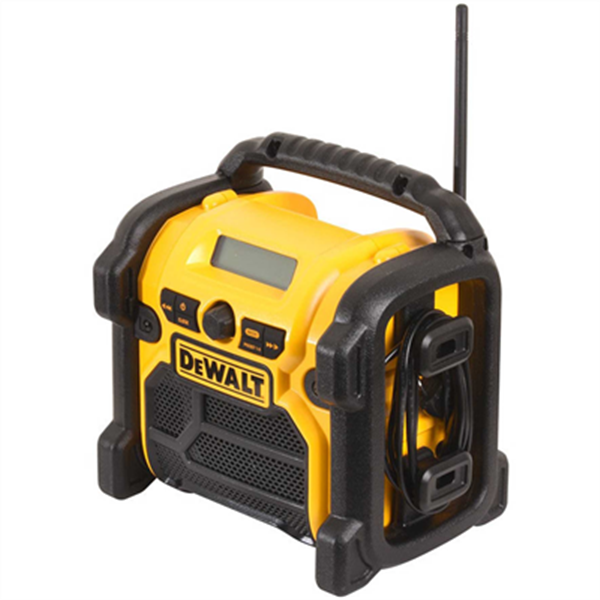 Radio compacte Dewalt DCR019-XJ sur secteurs ou batteries XR – sans batterie ni chargeur -
