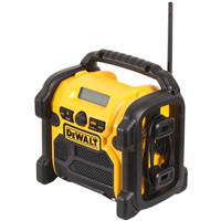 Radio de chantier compacte Dewalt DCR019 sur secteurs ou batteries XR – sans batterie ni chargeur