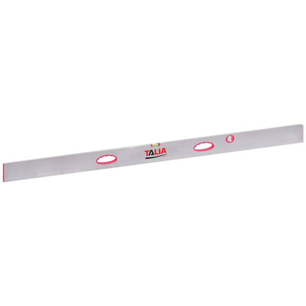 Règle à niveau de maçon - profilé Aluminium avec poignées et embouts plastiques - 2 m