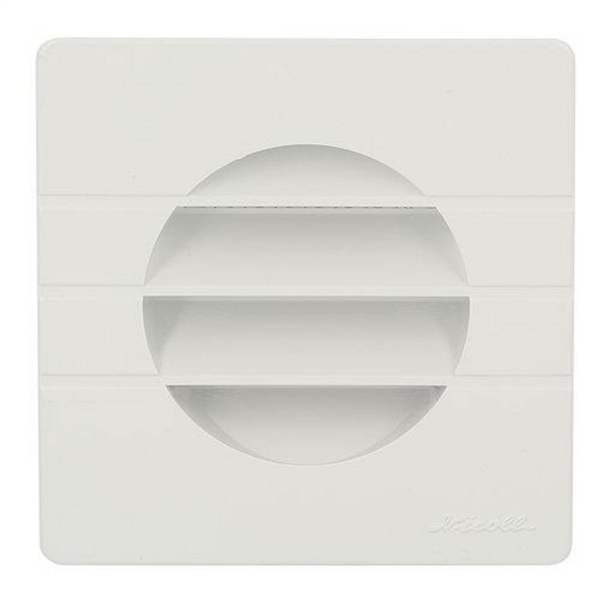 GRILLE EXTERIEURE P/TUBE D.80 MOUS.BLANC