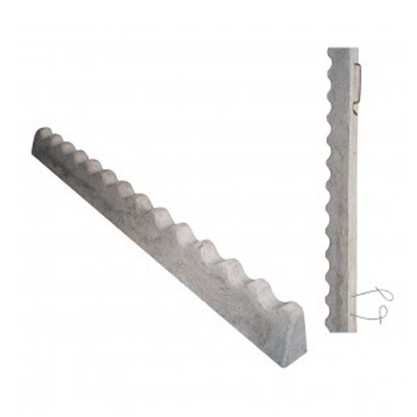 Cale d'enrobage béton ondulée à double fixation Cofrasud - Pour enrobage hauteur 40,00 MM