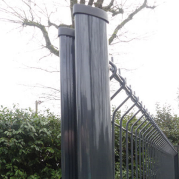 Chapeau PVC noir pour poteau à sceller Atoll+