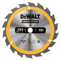 Lame de scie circulaire Dewalt DT1940-QZ 184x16 mm 30 Dents Spécial Construction