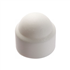 Cache écrou hexagonal en polyéthylène blanc pour vis tête H en M12 clé de 19 - boîte de 100