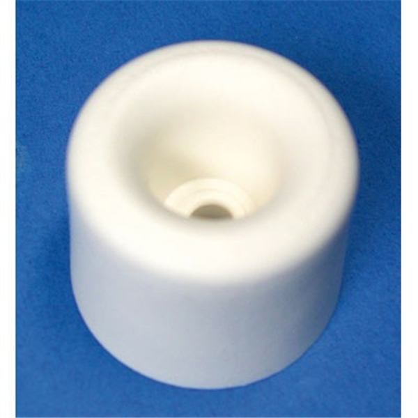 Butoir caoutchouc blanc fixation murale diamètre 20 mm hauteur 9 mm - lot de 50