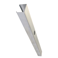 Montant 70/35 Gypso en acier galvanisé pour cloison - 70,0 MM x 35 MM - longueur 3,00 M