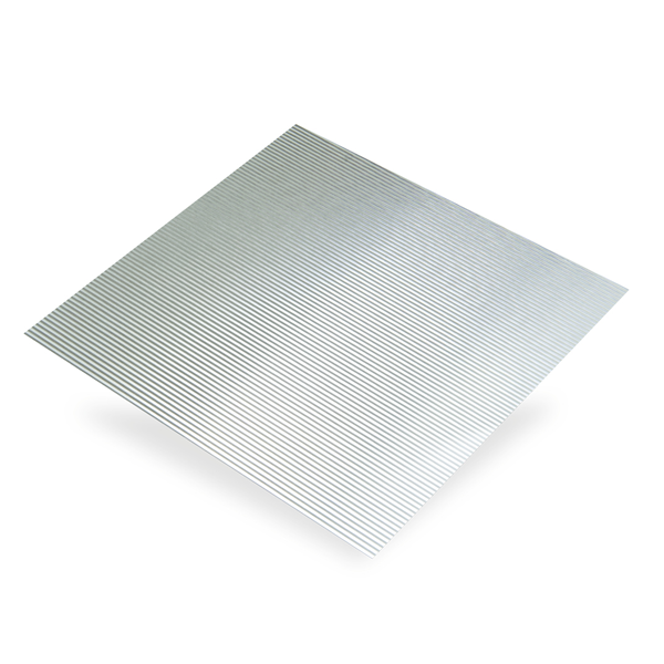 Plaque en Aluminium anodisé ondulé - 500 x 250 mm - épaisseur 0.5 mm CQFD 2015-3510