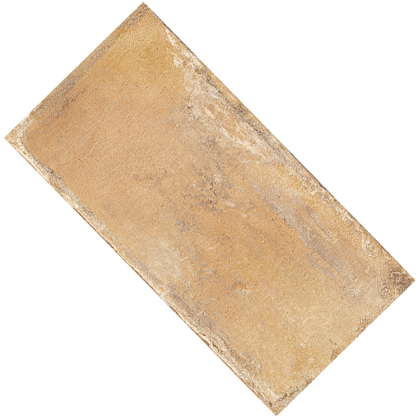 Carrelage sol intérieur effet "terre cuite" Cottoantico - Ocra - 60 CM x 30 CM - ép.9 MM