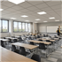 Dalle plafond acoustique blanche Tonga dB 41 E - Bords feuillurés - 600 x 600 mm - ép. 40 mm